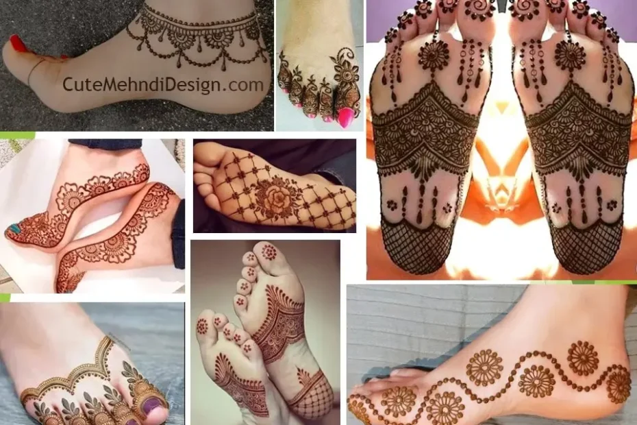 Some Simple and Easy to Apply Mehndi Designs for your Foot