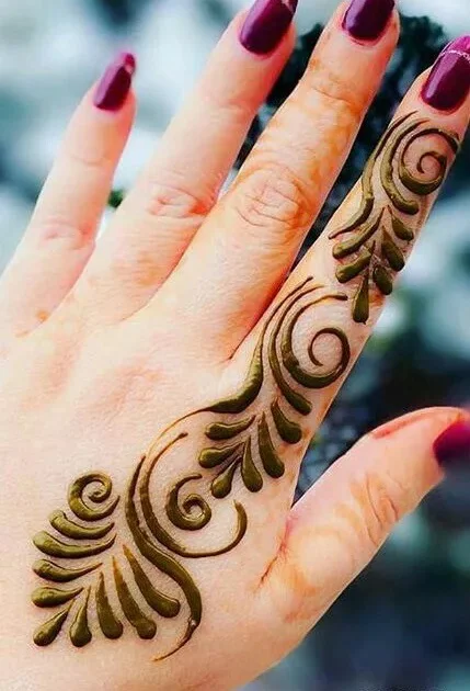 15 Best Latest Ring Finger Mehndi Design - M-womenstyle
