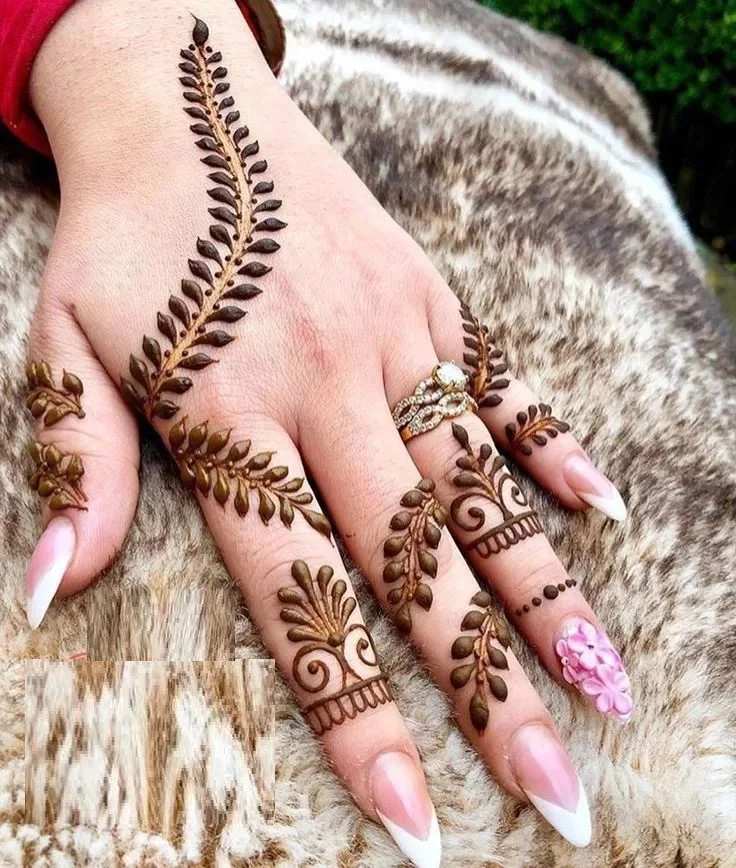 Elegant Finger Mehndi Designs By @tasneems.henna #henna #hennafun #hennaart  #hennainspire #hennainspo #hennainspiration #hennainspired #... | Instagram